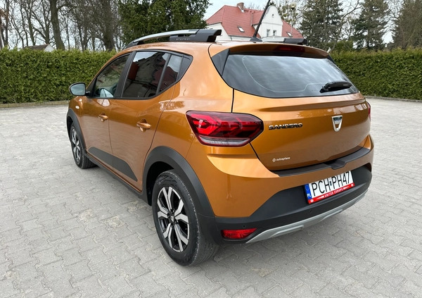 Dacia Sandero Stepway cena 52500 przebieg: 100000, rok produkcji 2021 z Gniew małe 704